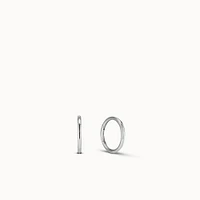 24k Endless Hoop 10mm Hypoallergenic Earrings | Rowan