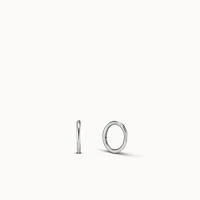 24k Endless Hoop 8mm Hypoallergenic Earrings | Rowan