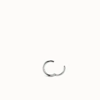 24k Endless Hoop 8mm Hypoallergenic Earrings | Rowan