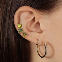 14k Pineapple Flat Back Stud