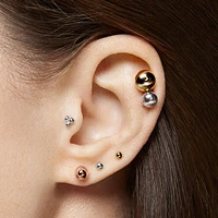 Globe Stud 8mm Hypoallergenic Earrings | Rowan