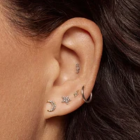 Charmed Circular Hoops Hypoallergenic Earrings | Rowan