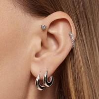 Small Flex Hoops Hypoallergenic Earrings | Rowan
