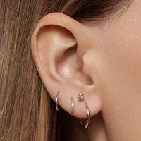 Crystal Starburst Studs Hypoallergenic Earrings | Rowan