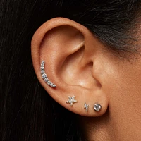 Lightning Bolt Studs Hypoallergenic Earrings | Rowan