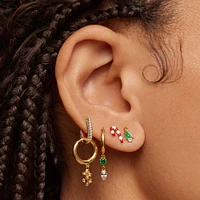 Festive Huggies Hypoallergenic Earrings | Rowan