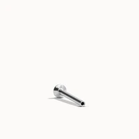 14k Tiny Diamond Bar Flat Back Stud Hypoallergenic Earrings | Rowan