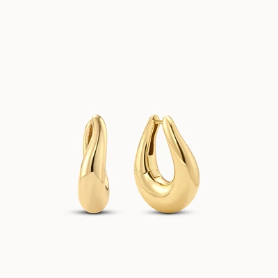 Large Flex Hoops Hypoallergenic Earrings | Rowan