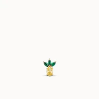 14k Pineapple Flat Back Stud