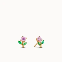 Rose Bud CZ Studs Hypoallergenic Earrings | Rowan