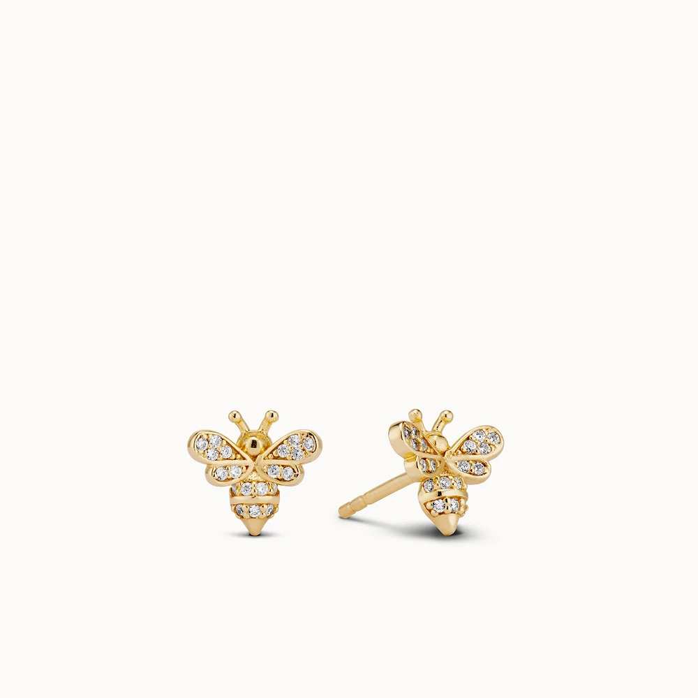Queen Bee Studs Hypoallergenic Earrings | Rowan
