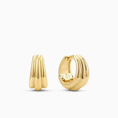 Shell Hoops Hypoallergenic Earrings | Rowan