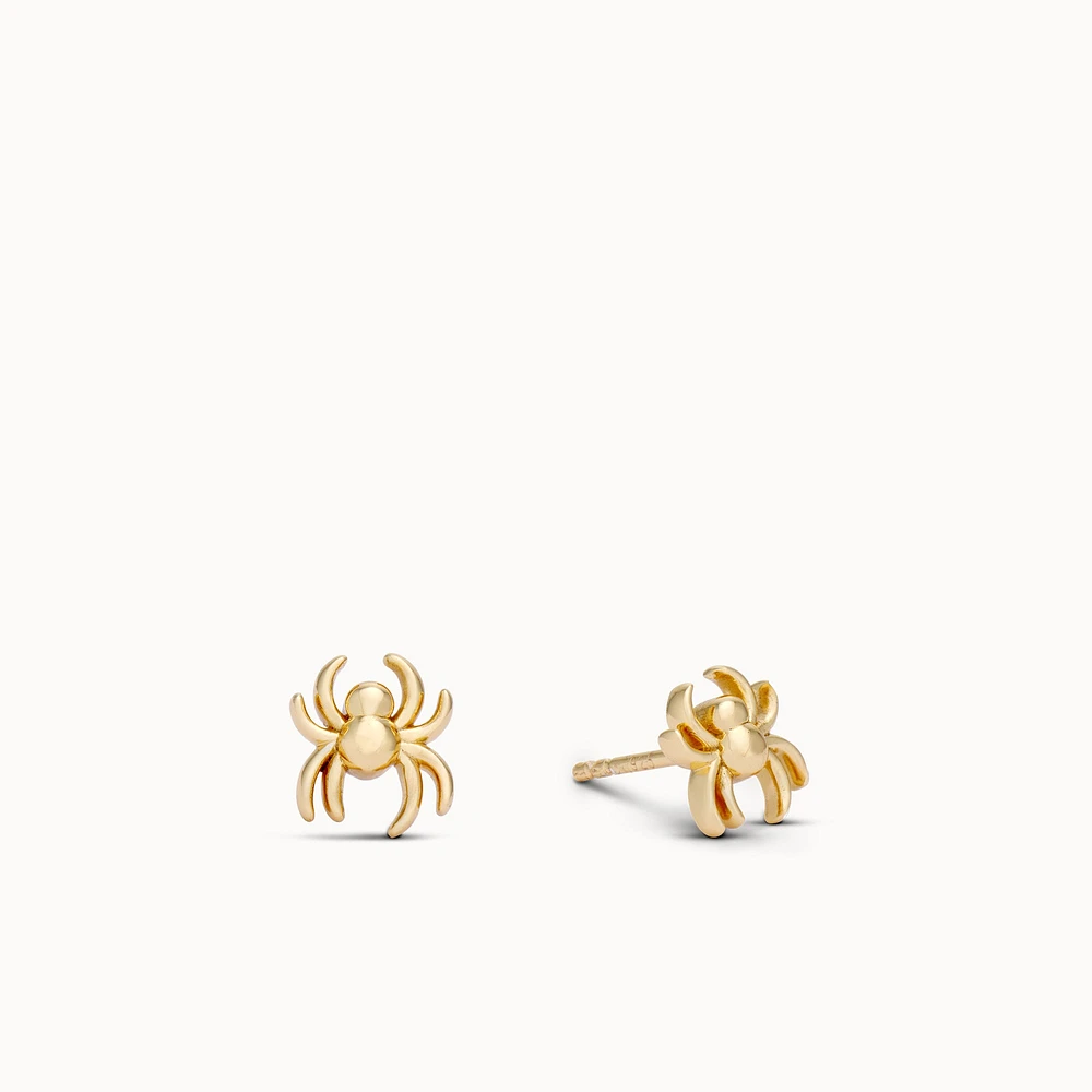 Spooky Spider Studs Hypoallergenic Earrings | Rowan