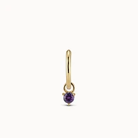 February CZ Charm Hypoallergenic Jewelry | Rowan