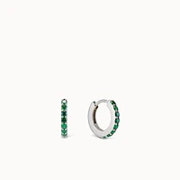 May Birthstone Hoops Hypoallergenic Earrings | Rowan