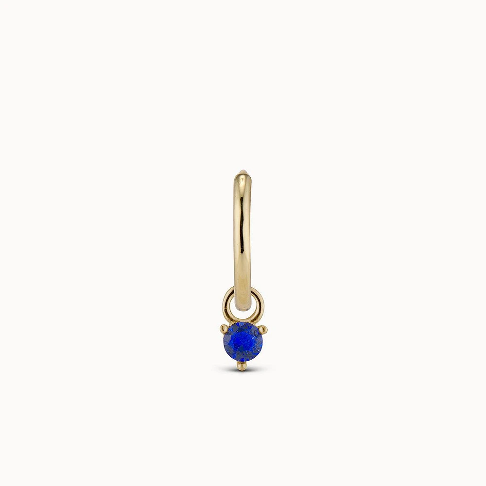 September Birthstone Charm Hypoallergenic Earrings | Rowan