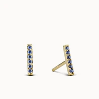 September Birthstone Bar Hypoallergenic Earrings | Rowan