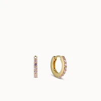 October Birthstone Hoops Hypoallergenic Earrings | Rowan