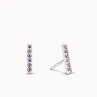 October Birthstone Bar Hypoallergenic Earrings | Rowan