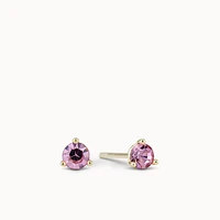 October Birthstone Light Pink Tourmaline Hypoallergenic Earrings | Rowan