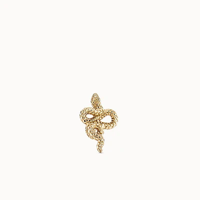 14k Serpent Stud Hypoallergenic Earrings | Rowan