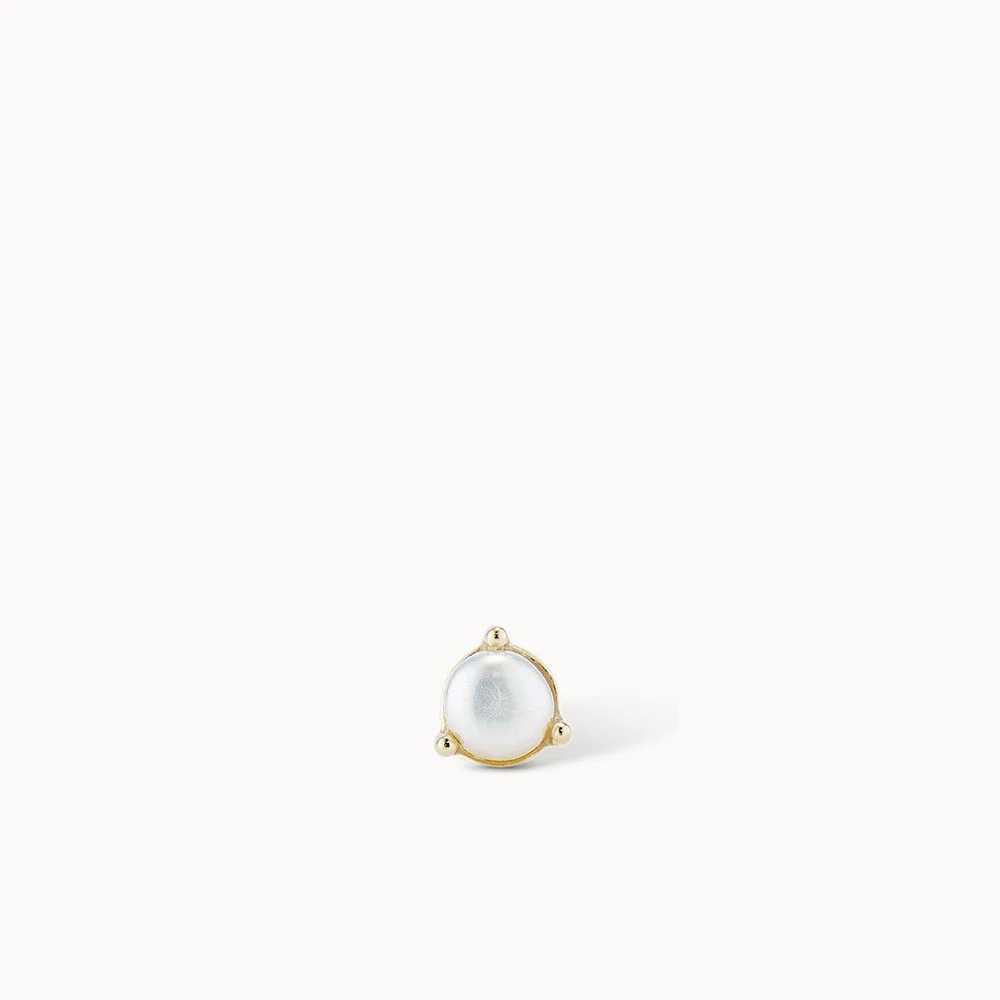 14k Pearl Stud Hypoallergenic Earrings | Rowan