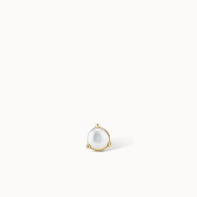 14k Pearl Stud Hypoallergenic Earrings | Rowan