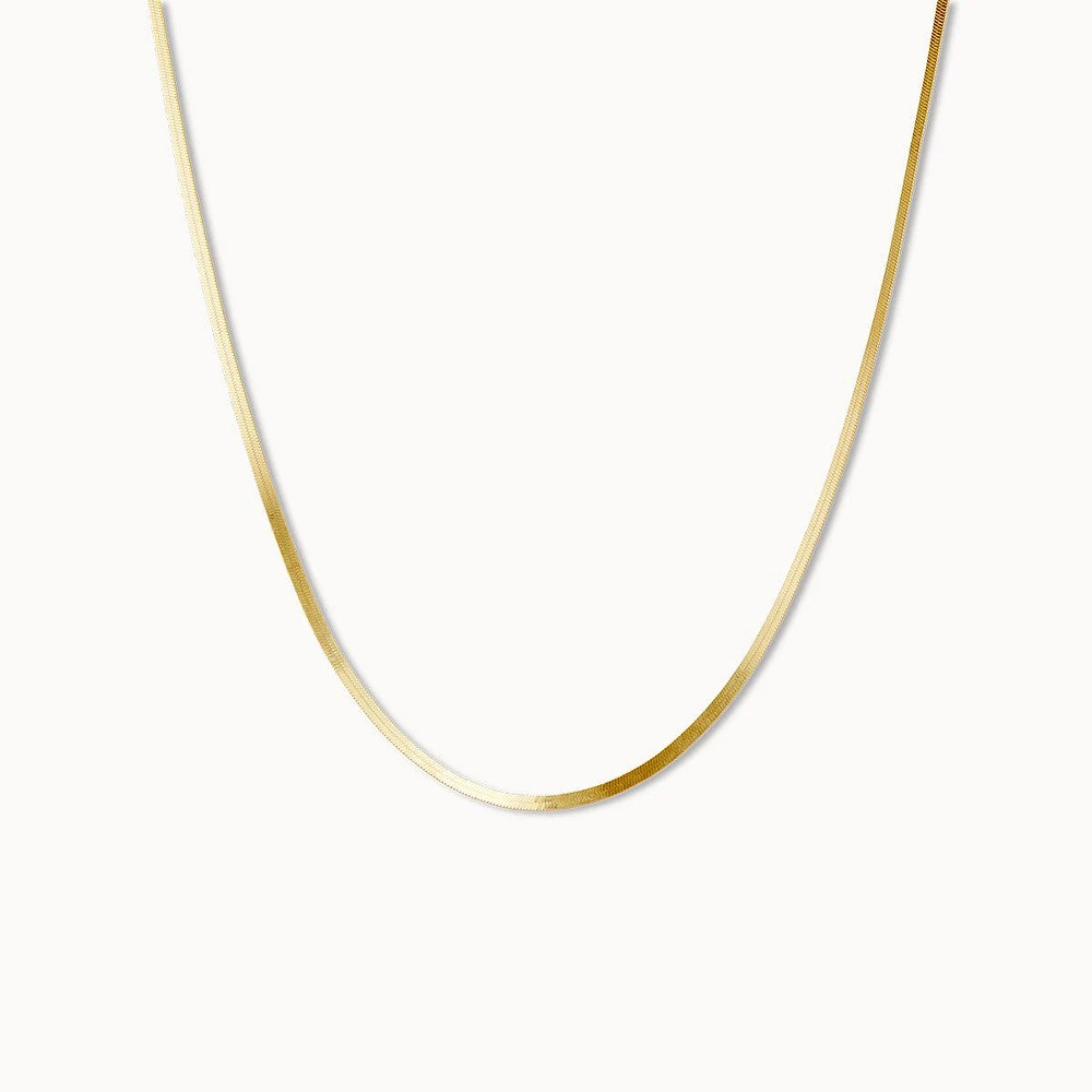 Herringbone Hypoallergenic Necklace | Rowan