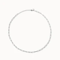 Dainty Paperclip Hypoallergenic Necklace | Rowan