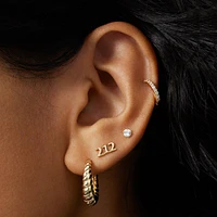 Manhattan Stud Hypoallergenic Earrings | Rowan