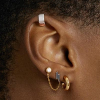 Lightning Bolt Stud Hypoallergenic Earrings | Rowan