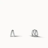Double Take Hoops Hypoallergenic Earrings | Rowan