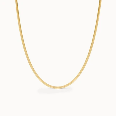 Medium Herringbone Hypoallergenic Necklace | Rowan