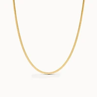 Medium Herringbone Hypoallergenic Necklace | Rowan