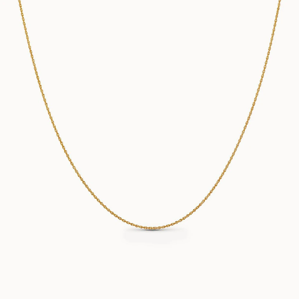 Loose Rope Chain 16” Hypoallergenic Necklace | Rowan