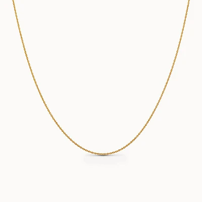 Loose Rope Chain 16” Hypoallergenic Necklace | Rowan