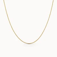 Loose Rope Chain 16” Hypoallergenic Necklace | Rowan