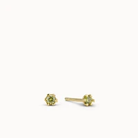 August Mini Birthstone CZ Stud Hypoallergenic Earrings | Rowan