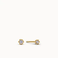 December Mini Birthstone CZ Stud Hypoallergenic Earrings | Rowan