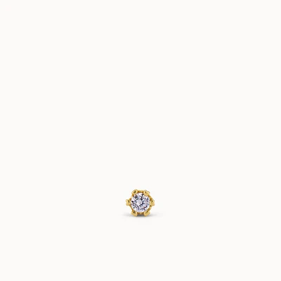 December Mini Birthstone CZ Stud Hypoallergenic Earrings | Rowan