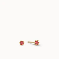 January Mini Birthstone CZ Stud Hypoallergenic Earrings | Rowan