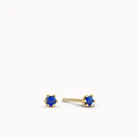 September Mini Birthstone CZ Stud Hypoallergenic Earrings | Rowan