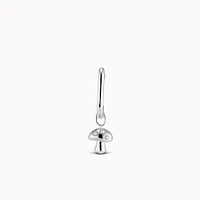 Groovy Pearl Mushroom Charm Hypoallergenic Earrings | Rowan