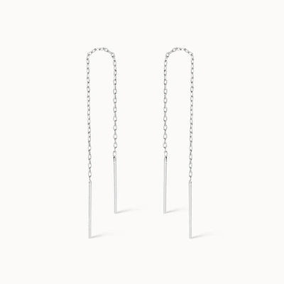 Minimal Threaders Hypoallergenic Earrings | Rowan