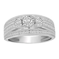 LADIES RING 3/4 CT ROUND 14K GOLD