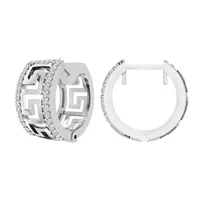 MEN’S HOOPS 1/5 CT ROUND DIAMOND 10KTWHITE GOLD