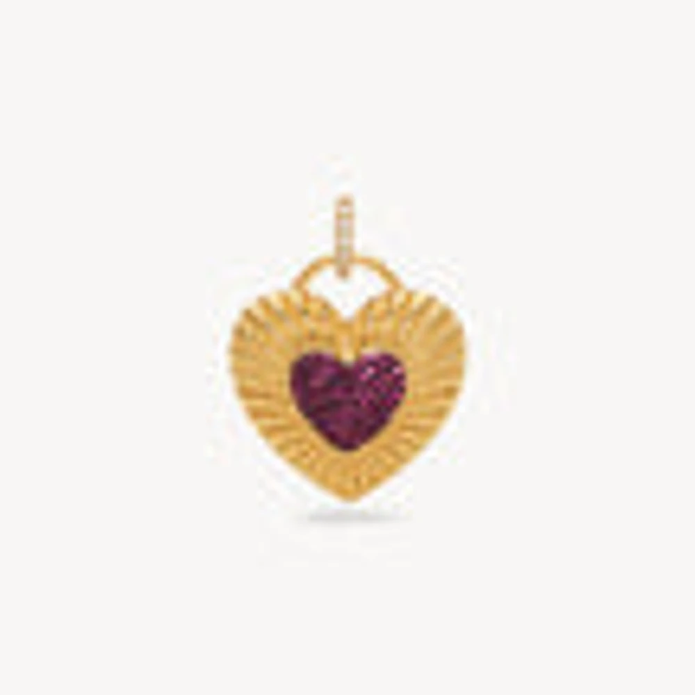 Aura Heart Charm