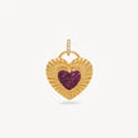 Aura Heart Charm