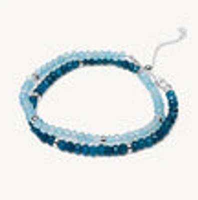 Blue Chalcedony Gemstone Versa Wrap