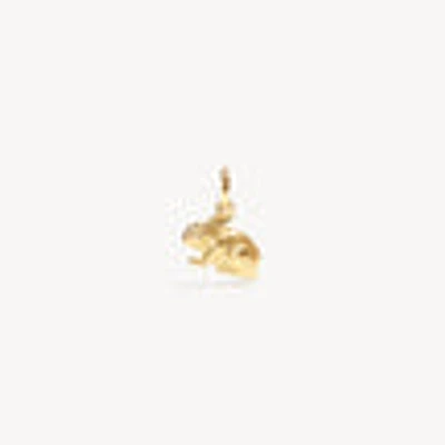 Gold Rabbit Charm